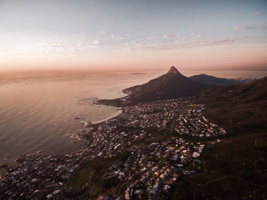 A view of Cape Town, ZA